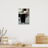 Ierland. Pint stout. Poster (Keuken)