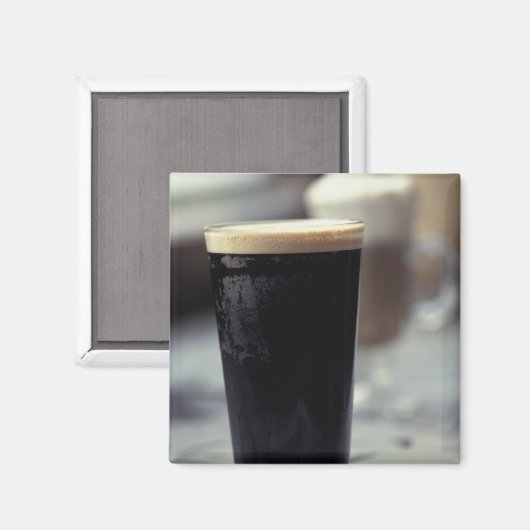 Ierland. Pint van stout. Magneet (Voorkant / Achterkant)