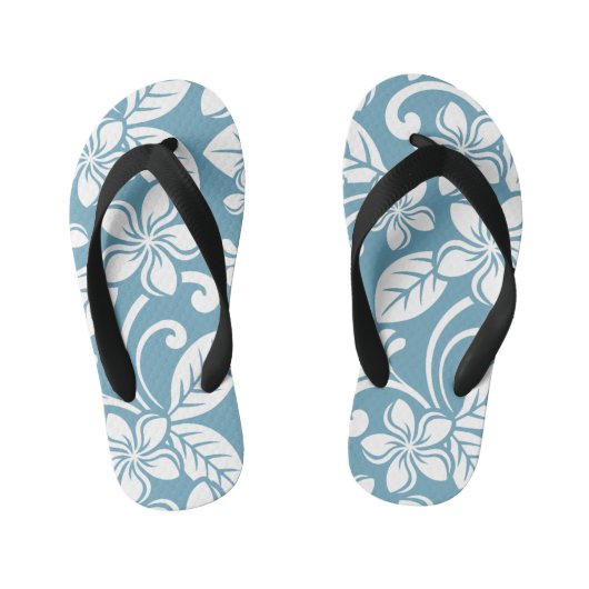 IERLAND PLUMERIA (SLATE BLUE) Paar Teenslippers (Voetbed)