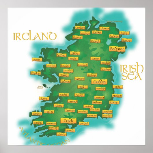 Ierland Poster (Voorkant)