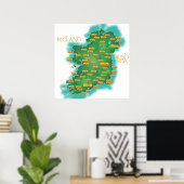 Ierland Poster (Thuiskantoor)