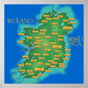 Ierland Poster