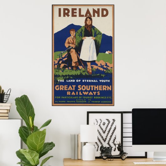 Ierland Poster (Thuiskantoor)