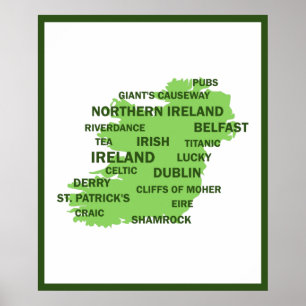 Ierland Poster