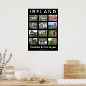 IERLAND Poster Castles & Cottages (Keuken)