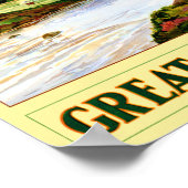 Ierland Poster herstelde Vintage Travel (Hoek)