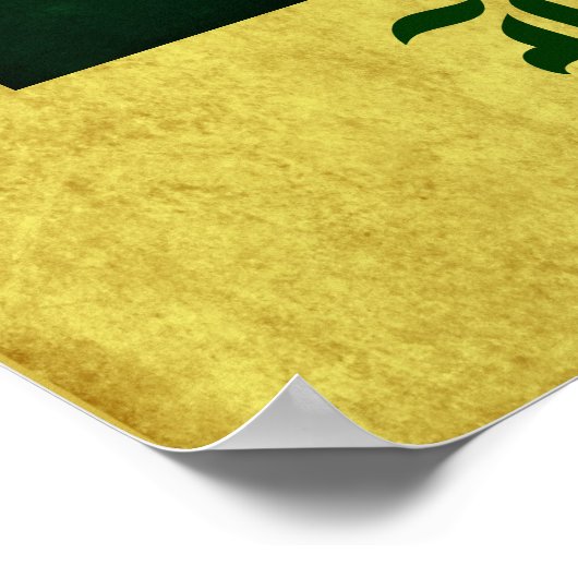 Ierland Poster vlag (Hoek)