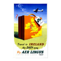Ierland - Poster voor reisreizen teruggezet