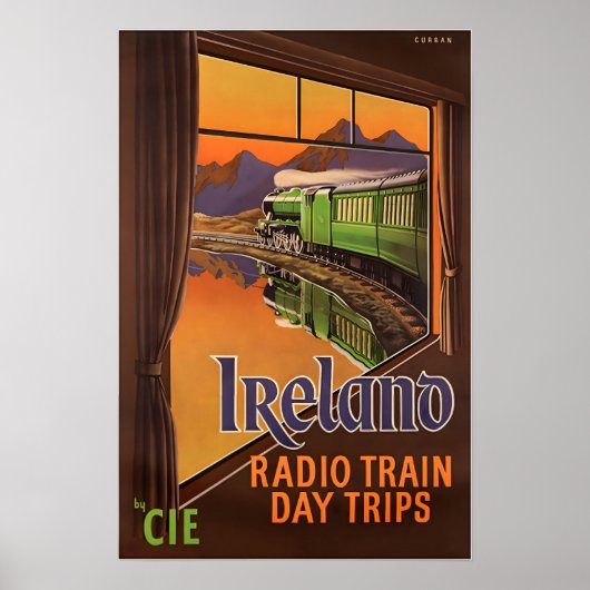 Ierland Print Ierse Kunst CIE Reisposter (Voorkant)