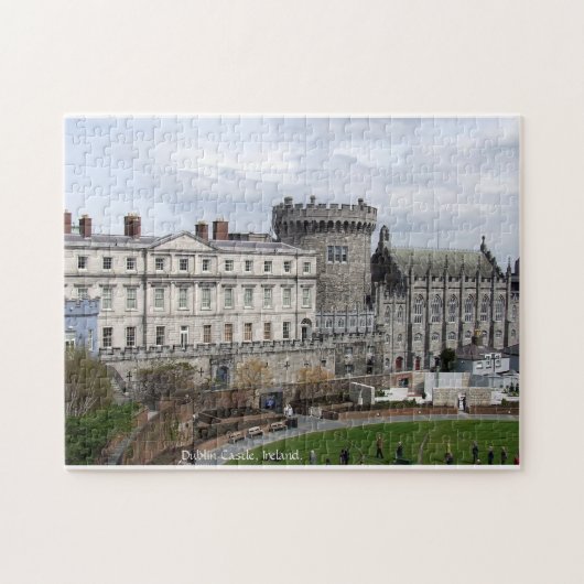 ierland - puzzle , historisch Dublin Castle Legpuzzel (Horizontaal)