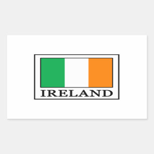 Ierland Rechthoekige Sticker