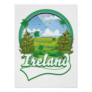 Ierland Reis logo Perfect Poster