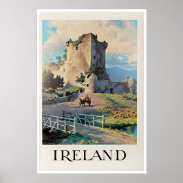 Ierland Reisposter Ierse Kunstprint Poster