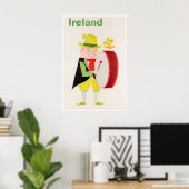 Ierland Reisposter Ierse Kunstprint Poster (Thuiskantoor)
