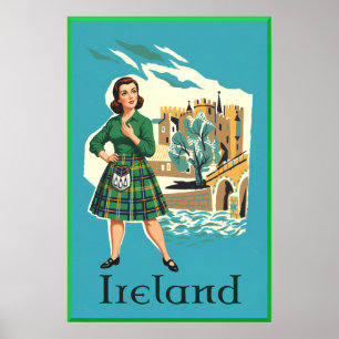 Ierland Reisposter Poster