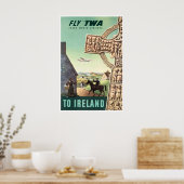 Ierland Reisposter TWA Print Iers Ar (Keuken)