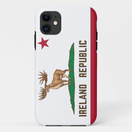 Ierland Republiek Iers Elk Flag Giant Deer Case-Mate iPhone Case (Achterkant)