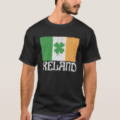 Ierland Retro Irish Flag Irish St Patricks Day Wom T-shirt (Voorkant)