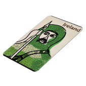 Ierland ridder vintage reisposter magneet (Linkerzijde)