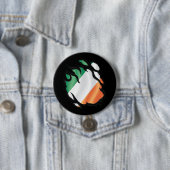 Ierland Ripped Flag Ronde Button 7,6 Cm (In situ)