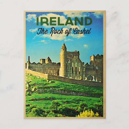  Ierland Rock of Cashel Briefkaart (Voorkant)