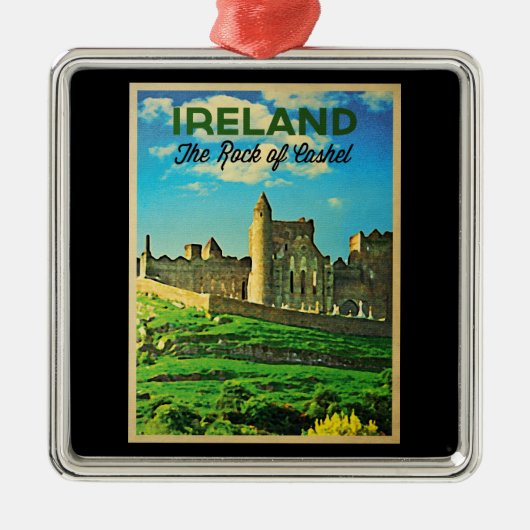 Ierland Rock of Cashel Metalen Ornament (Voorkant)