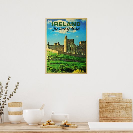 Ierland Rock of Cashel Poster (Keuken)