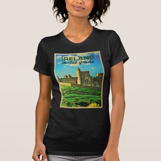  Ierland Rock of Cashel T-shirt (Voorkant)