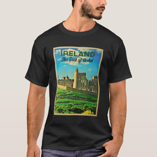 Ierland Rock of Cashel T-shirt (Voorkant)