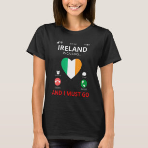 ierland roept de ierse vlag op t-shirt