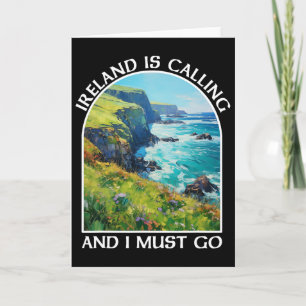 Ierland roept en ik moet gaan St. Patrick's Day Kaart