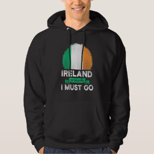 Ierland Roept Ik Moet Gaan Ierse Erfgoed Wortels Hoodie