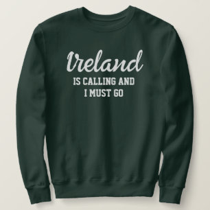 Ierland roept me op weg te gaan trui