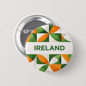 Ierland Ronde Button 5,7 Cm (Voorkant /achterkant)