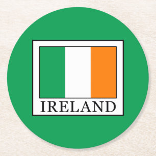 Ierland Ronde Kartonnen Onderzetter
