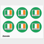 Ierland Ronde Sticker (Vel)