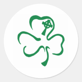 ierland ronde sticker