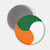 Ierland rondel land vlag symbool militair leger magneet (Voorkant / Achterkant)