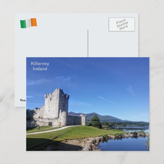 Ierland, Ross Castle, Killarney, Co. Kerry Briefkaart (Voorkant / Achterkant)