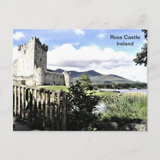 Ierland, Ross Castle, Killarney, Kerry, Briefkaart (Voorkant)