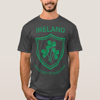 Ierland Rugby Crest Schouder aan Schouder 1 T-shirt