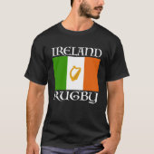 Ierland Rugby  Ierse vlag St Patricks Day M T-shirt (Voorkant)
