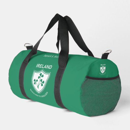 IERLAND Rugby - Irish Rugby gepersonaliseerd Plunjezak (Rechterhoek)