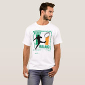 Ierland Rugby T-Shirt Kick (Voorkant volledig)