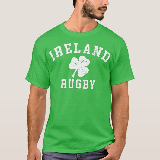 IERLAND    RUGBYIrish Shamrock Rugby T-shirt (Voorkant)