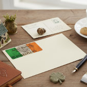 Ierland rustieke vlag retour adres labels