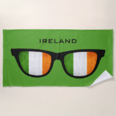 IERLAND Shades aangepaste badhanddoek (Voorkant)