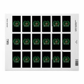 IERLAND SHAMROCK ETIKET (Full Sheet)