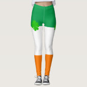 Ierland & Shamrock, Ierse mode van de vlag / sport Leggings (Voorkant)