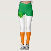 Ierland & Shamrock, Ierse mode van de vlag / sport Leggings (Voorkant)
